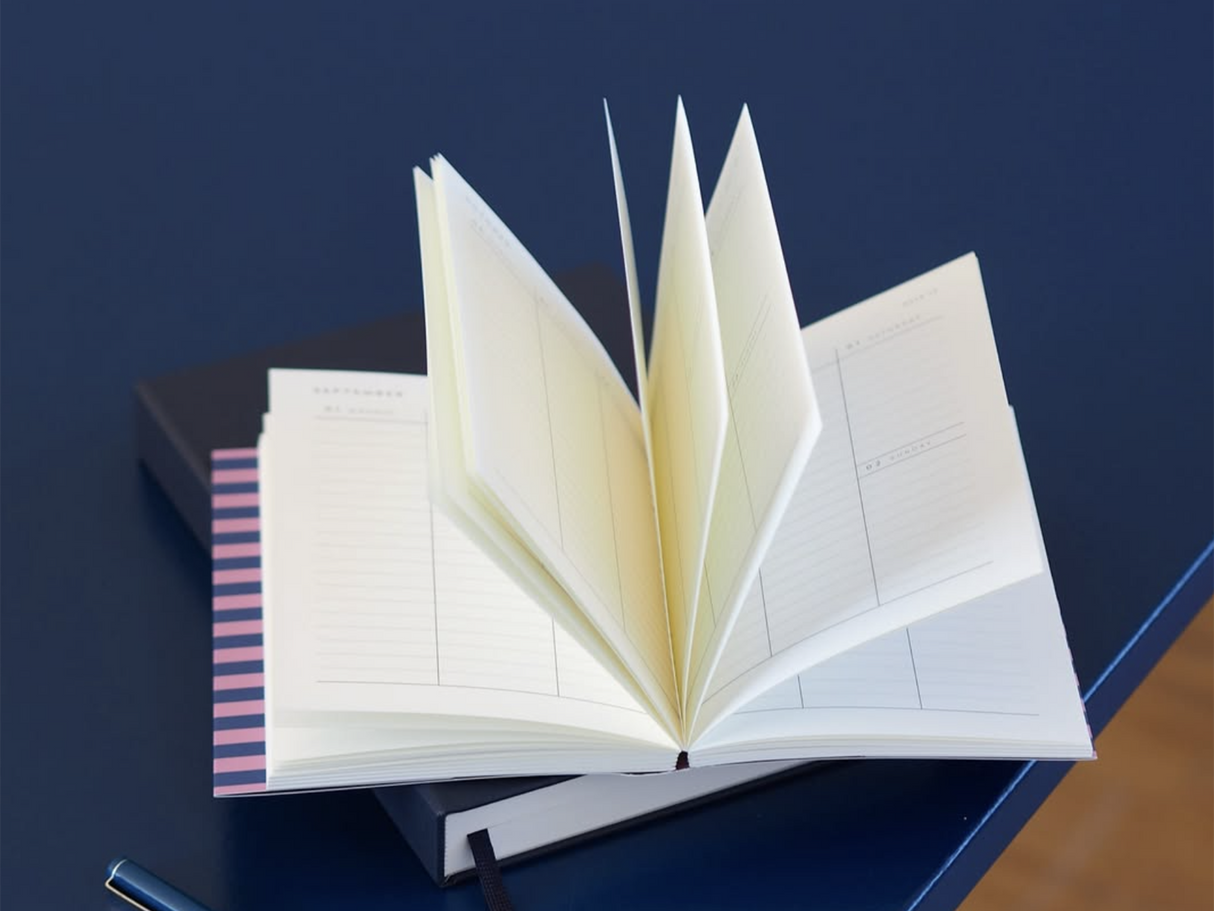 Notem ALVA ANNUAL Journal 2026 - Medium Red Stripes