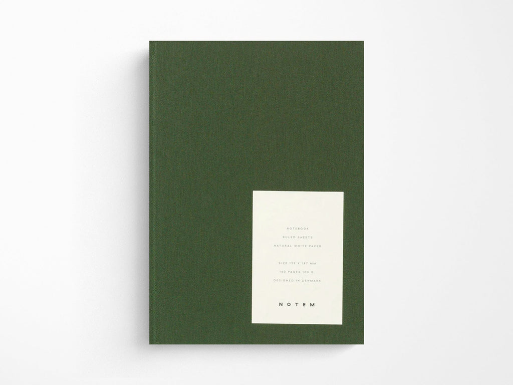 Notem EVEN Notebook - Medium Forest Green Cloth