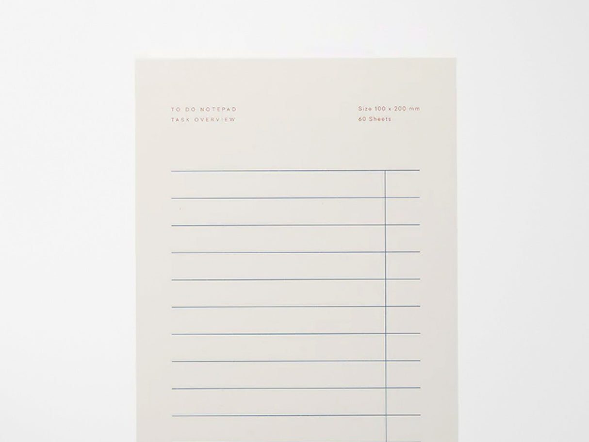 Notem MILO To Do Notepad - White & Blue