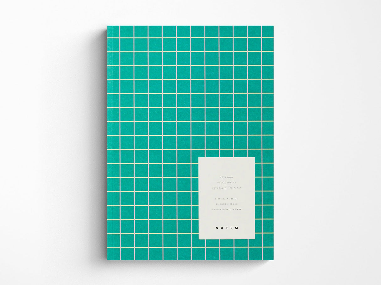 Notem VITA Journal - Medium New Green Grid