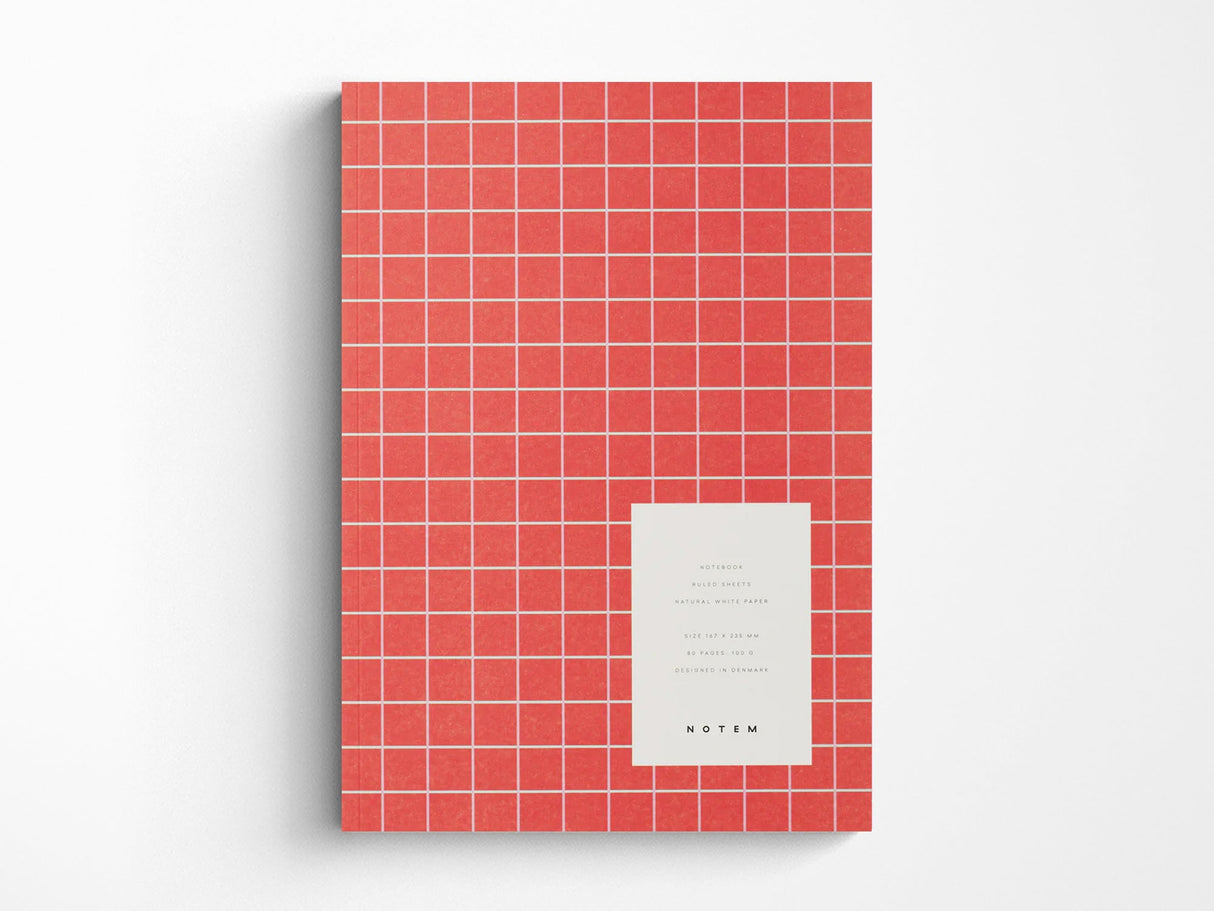 Notem VITA Journal - Medium Orange Grid