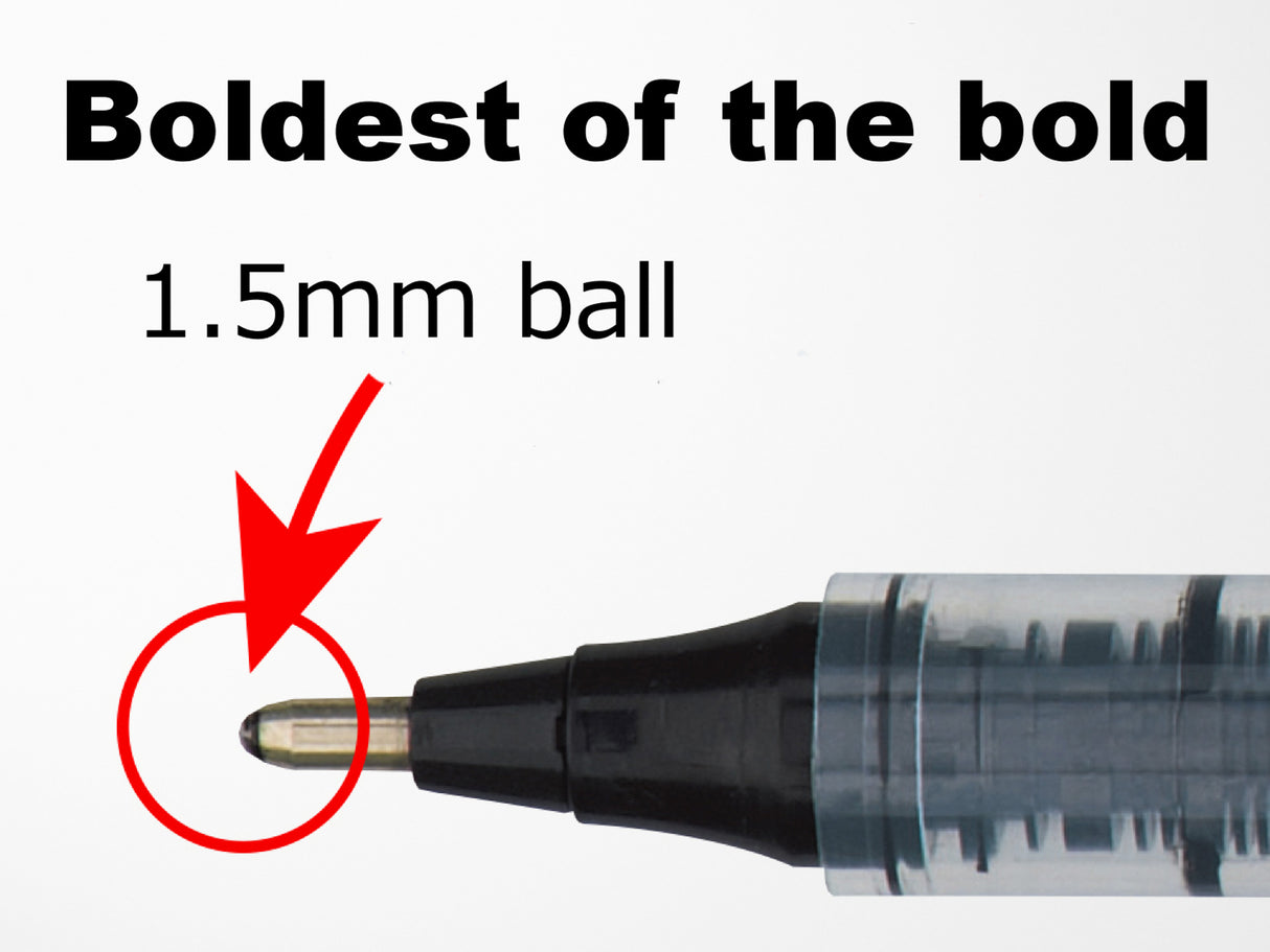Ohto Fude Ball 1.5 mm Extra Bold Rollerball Pen