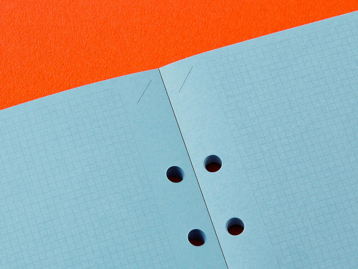 PLOTTER Blue Paper Memo Pad 2mm Grid - A5 Size