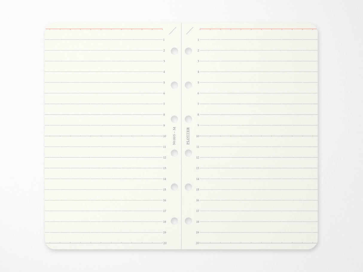 PLOTTER Refill Memo Pad Ruled - Mini Size