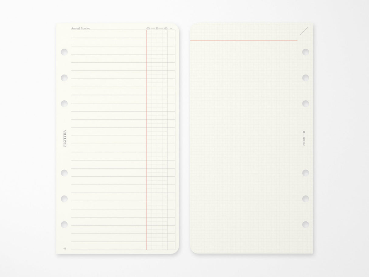 PLOTTER Refill Monthly Schedule Refill 2026 - Bible Size