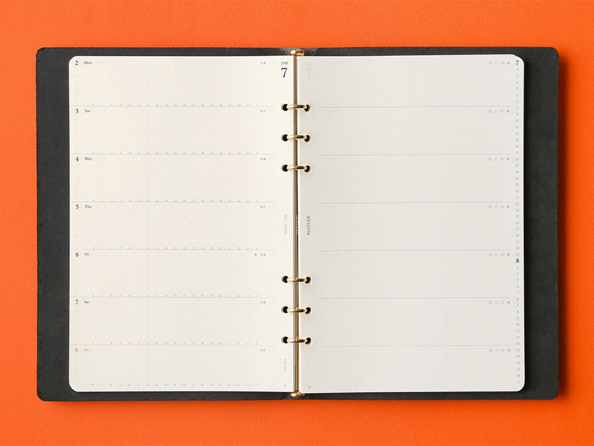PLOTTER Refill Weekly Schedule Refill 2026 - A5 Size