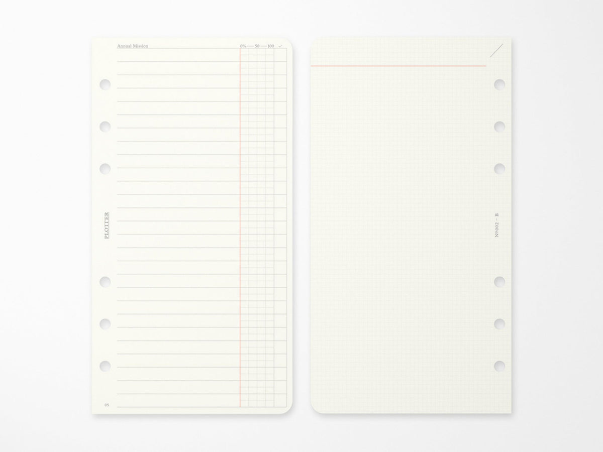 PLOTTER Refill Weekly Schedule Refill 2027 - Bible Size