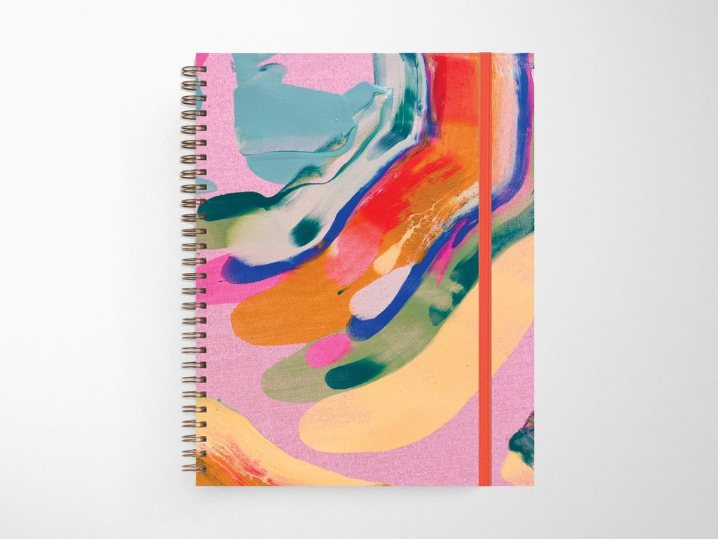 Palmita B5 Wirebound Hand Painted Notebook