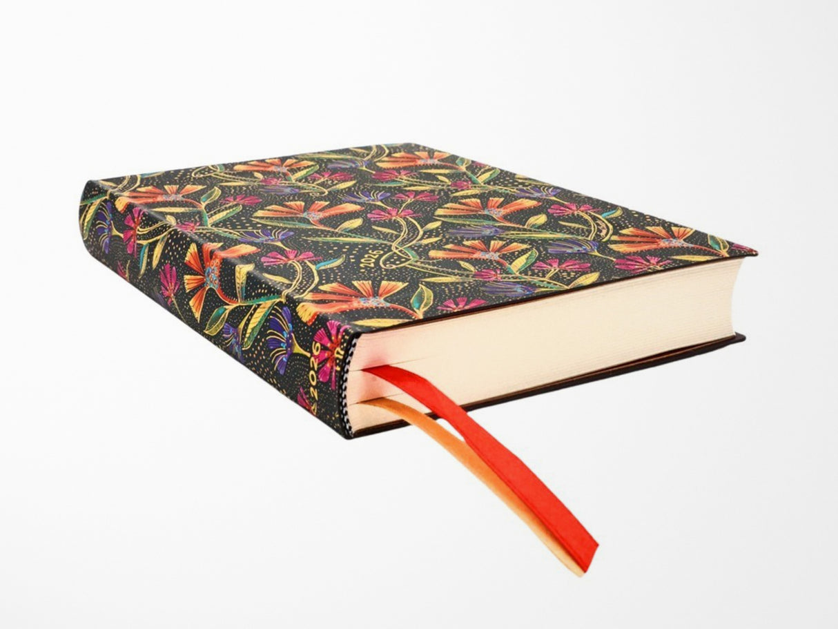 Paperblanks 2026 Daily Planner Midi Flexi - Wild Flowers