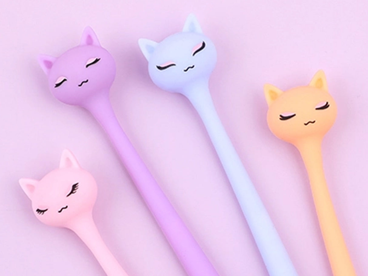Pastel Charming Cat Eyes Wiggle Pen