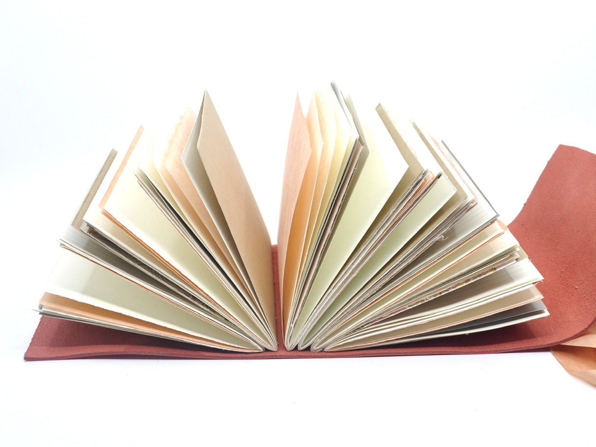 Peach Blossom One of a Kind Leather Journal