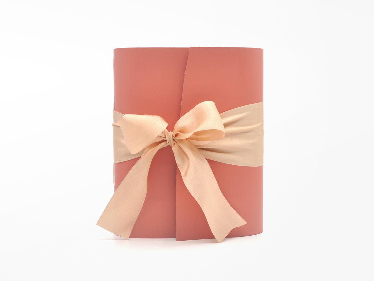 Peach Blossom One of a Kind Leather Journal