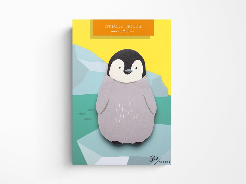 Penguin Die Cut Sticky Notes