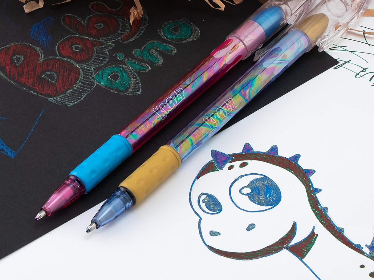 Pentel Krazy Pop Iridescent Metallic Gel Pens - Set of 4