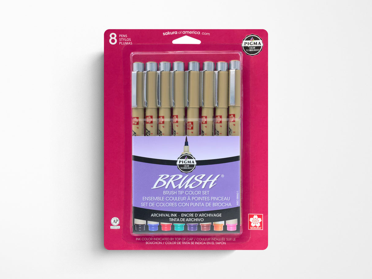 Pigma Sketch Brush Pens 8 Pack