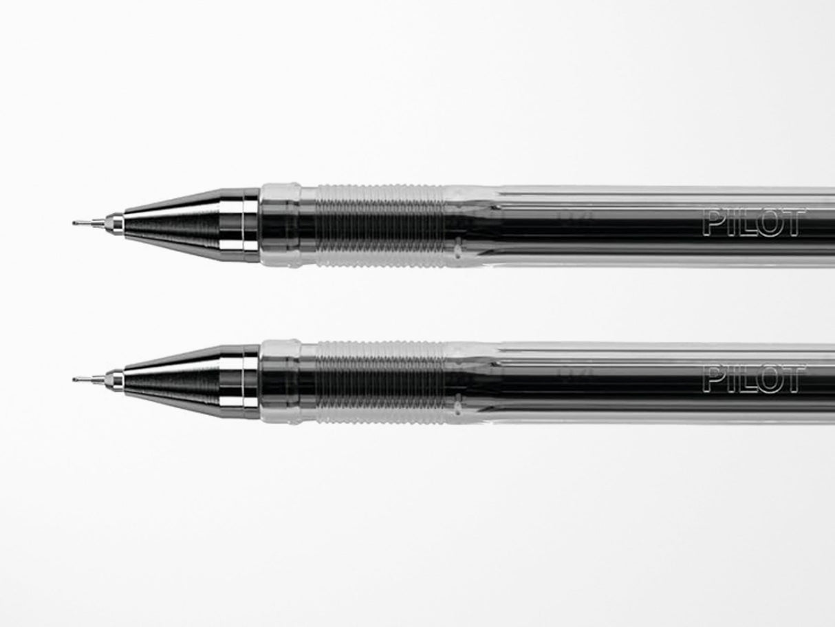 Pilot G-Tec-C Gel Rolling Ball Pen - Ultra Fine Black - 2 Pack
