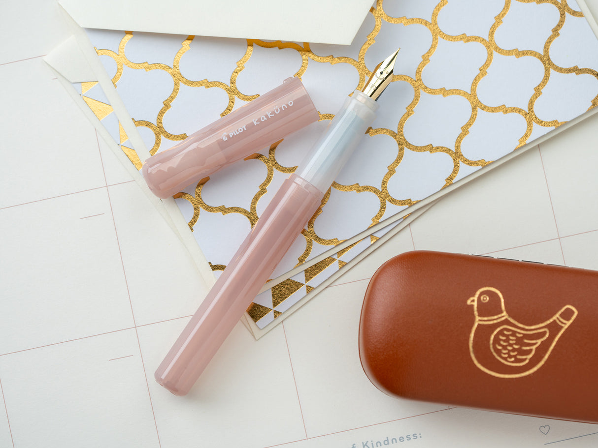 Pilot Kakuno Fountain Pen - Madoromi – Rosy Dusk