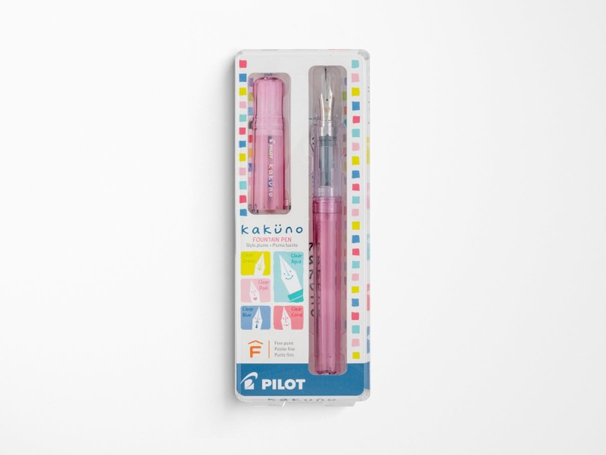 Pilot Kakuno Fountain Pen - Pink