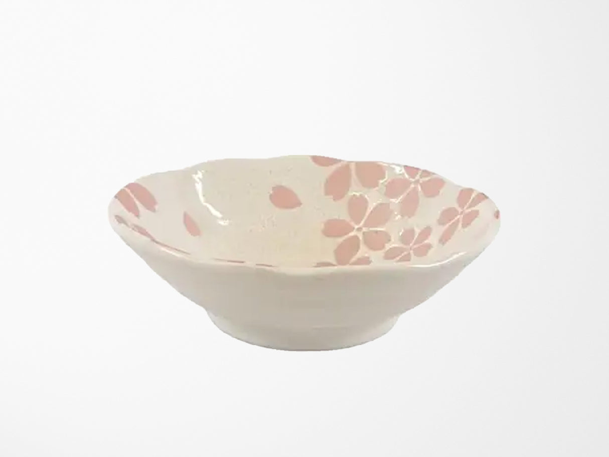 Pink Sakura Porcelain Tiny Trinket Dish