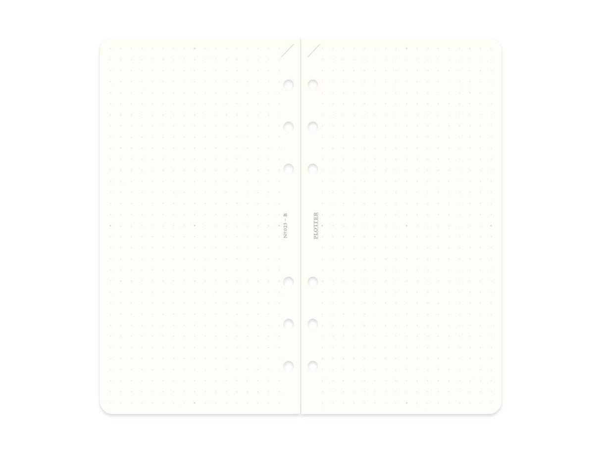 PLOTTER Refill Memo Pad Dot Grid - Bible Size