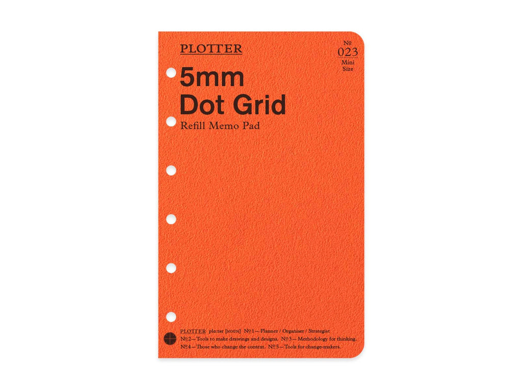 PLOTTER Refill Memo Pad Dot Grid - Mini Size