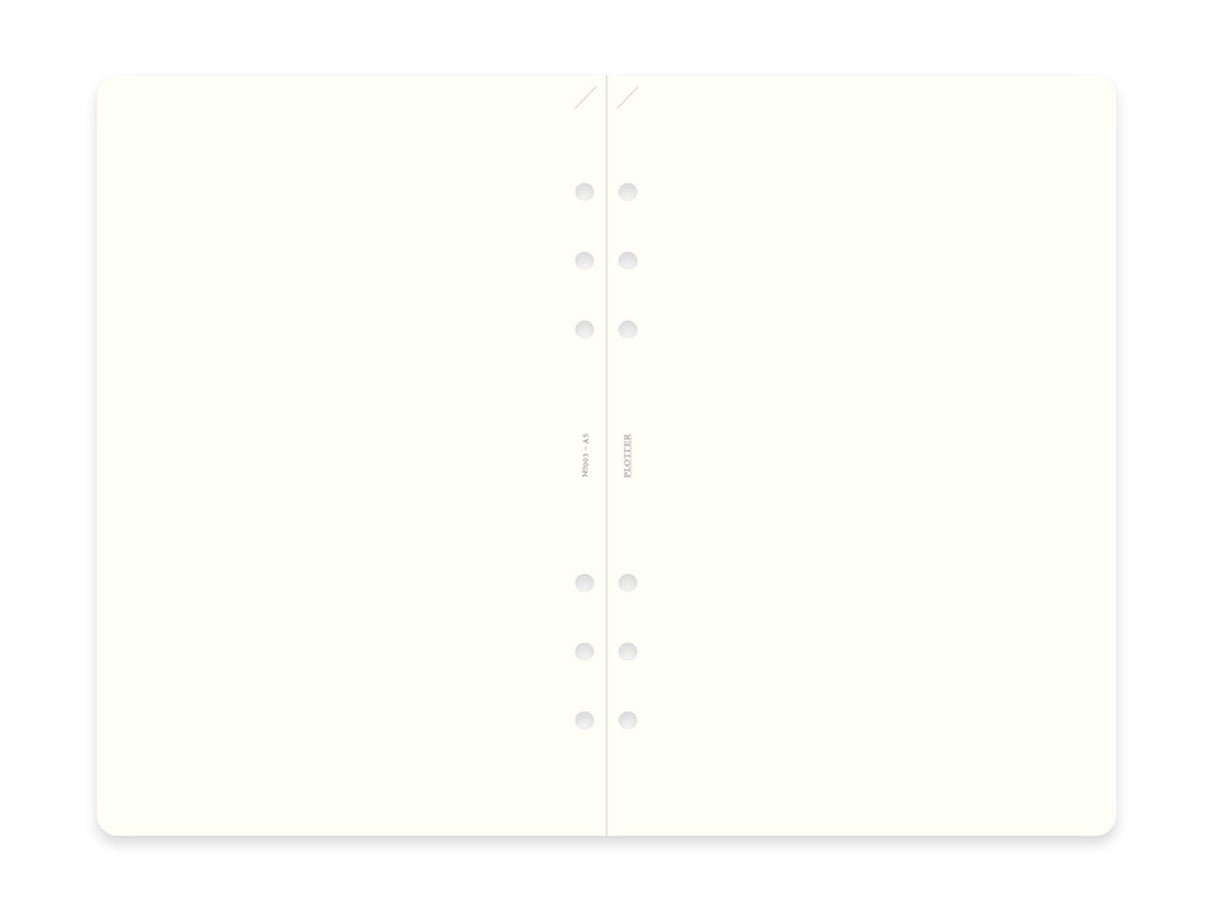 PLOTTER Refill Memo Pad Plain - A5 Size