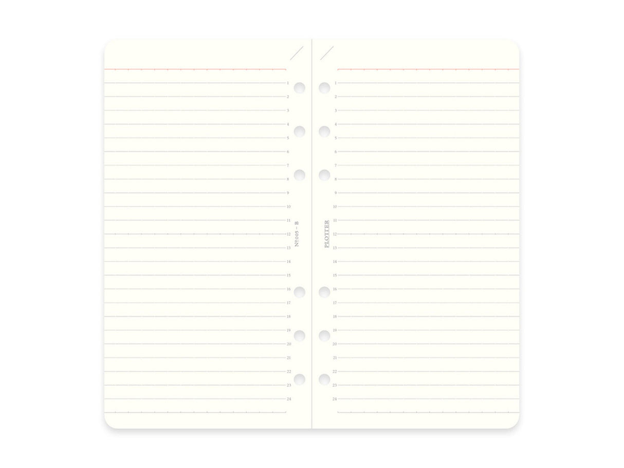 PLOTTER Refill Memo Pad Ruled - Bible Size