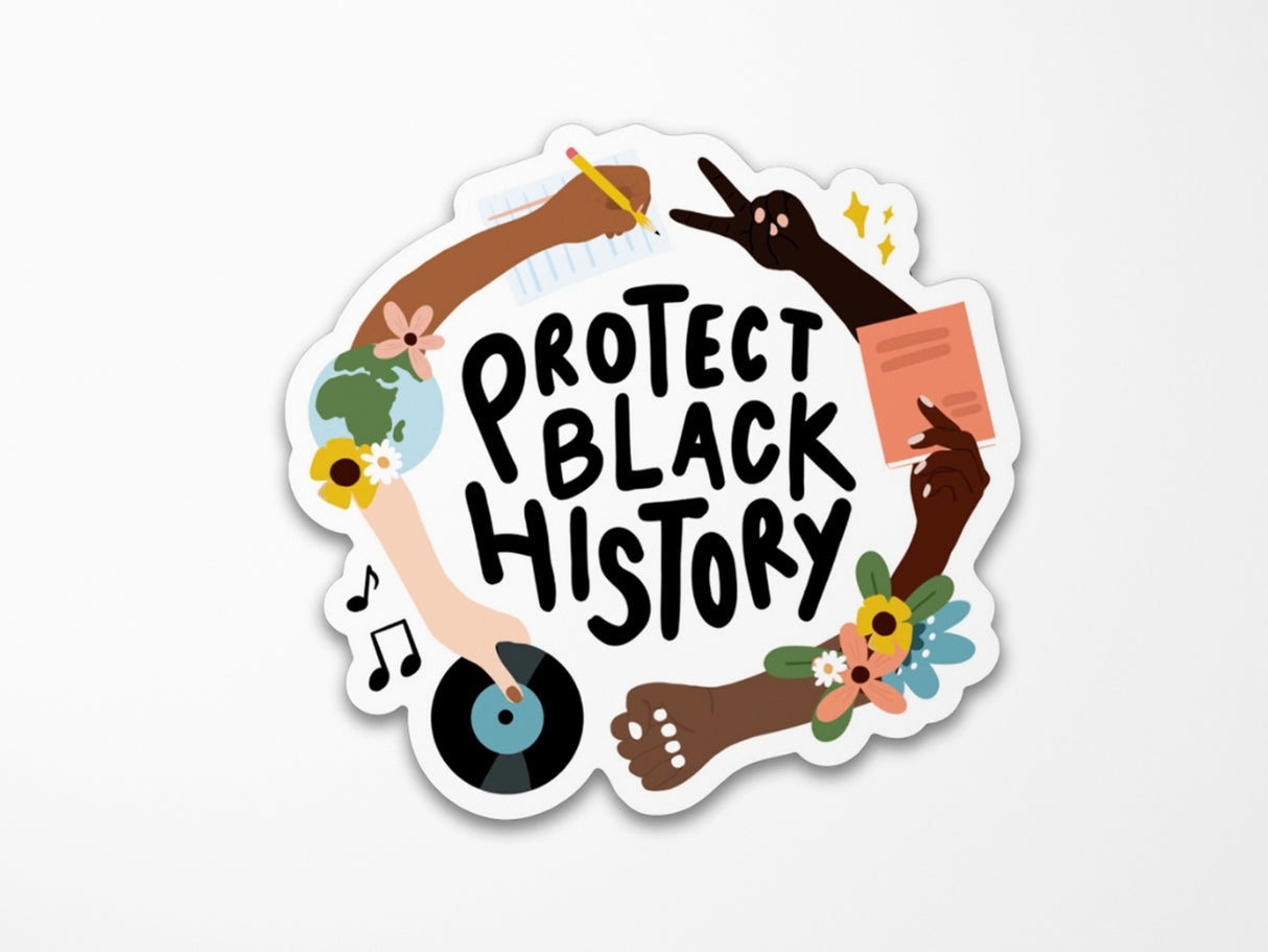 Protect Black History Sticker