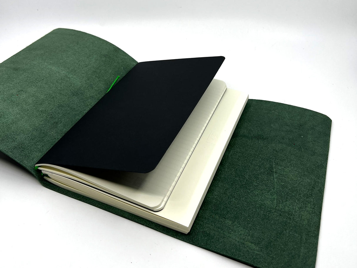 Pueblo Luxury Tri-Fold Refillable Leather Journal