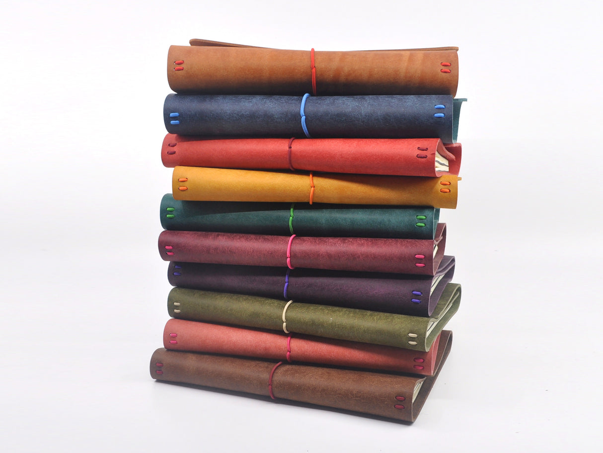 Pueblo Luxury Tri-Fold Refillable Leather Journal