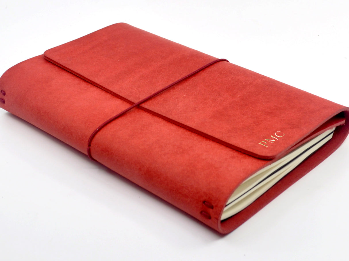 Pueblo Luxury Tri-Fold Refillable Leather Journal