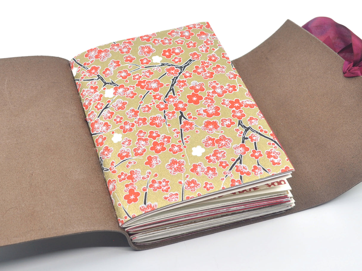 Red Currant One of a Kind Leather Journal