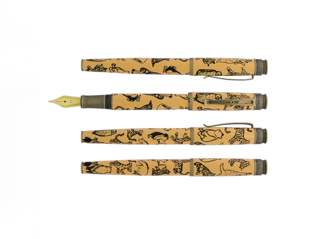 Retro 51 Rollerball and Fountain Pen - The House at Pooh Corner 📚🐻🐯🐷