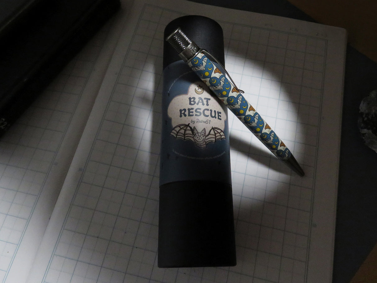 Retro 51 Tornado Ballpoint Pen - Bat Rescue 🦇✈️