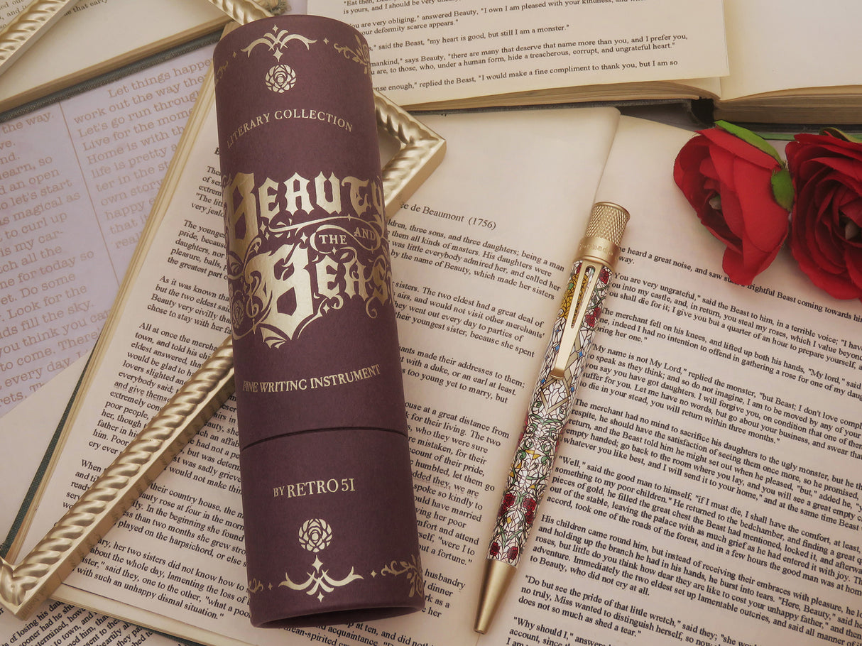 Retro 51 Tornado Rollerball Pen Literary Series - Beauty and The Beast