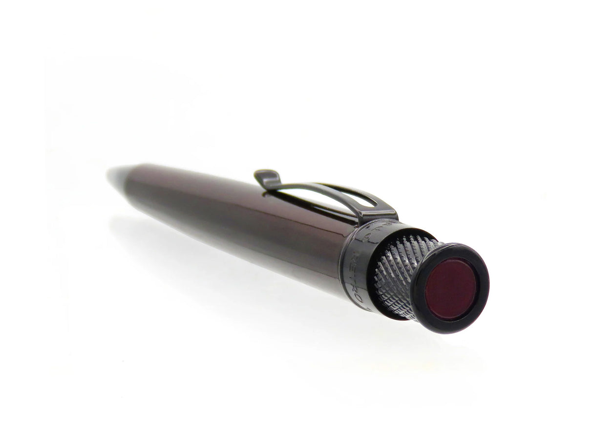 Retro 51 Tornado Rollerball Pen - Stealth Lacquer Black Cherry