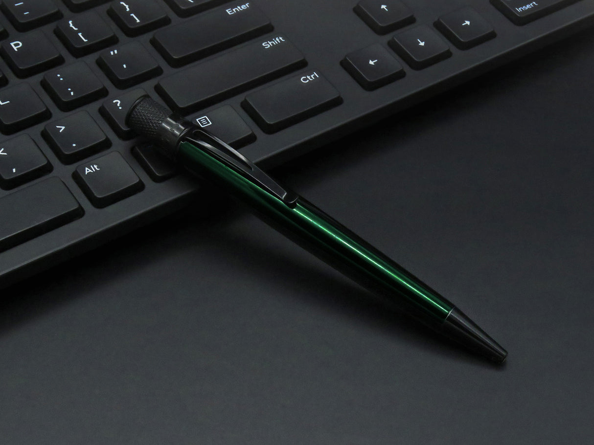 Retro 51 Tornado Rollerball Pen Stealth Lacquer - Emerald Green