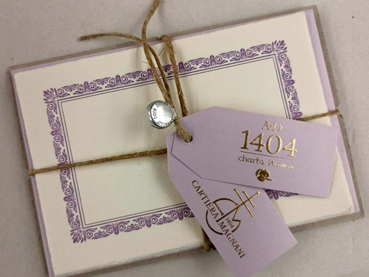 Rossi 1931 AD 1404 Letterpress Flat Cards Set of 6