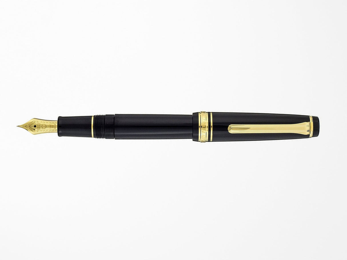 Sailor Pro Gear Slim Fountain Pen - Black / Gold