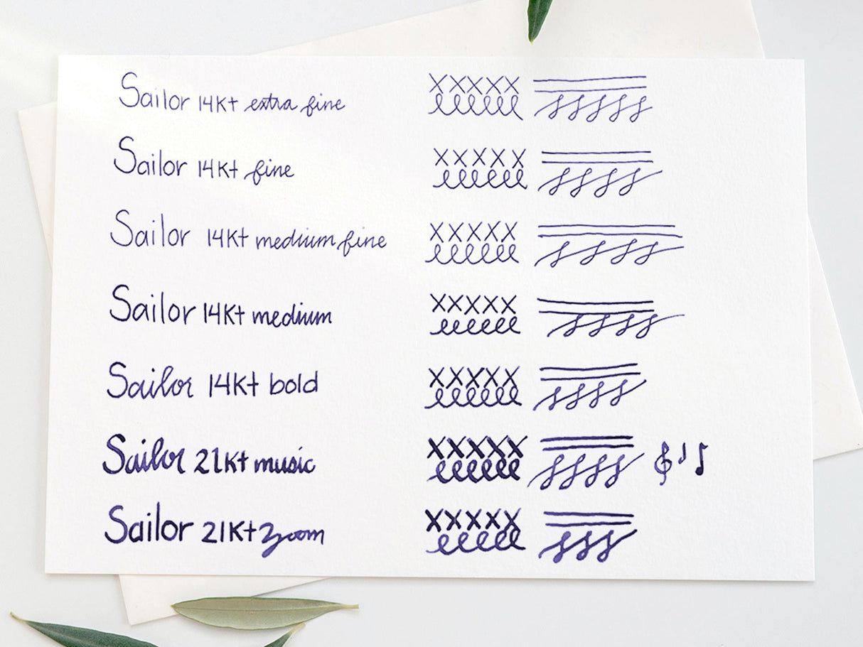 Sailor Pro Gear Slim Fountain Pen Set - Manyo Series - Wisteria