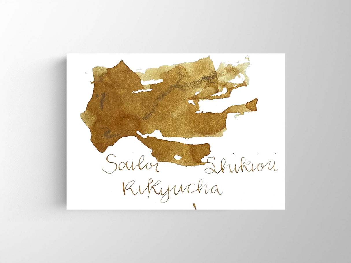 Sailor Shikiori Bottled Ink - Rikyucha