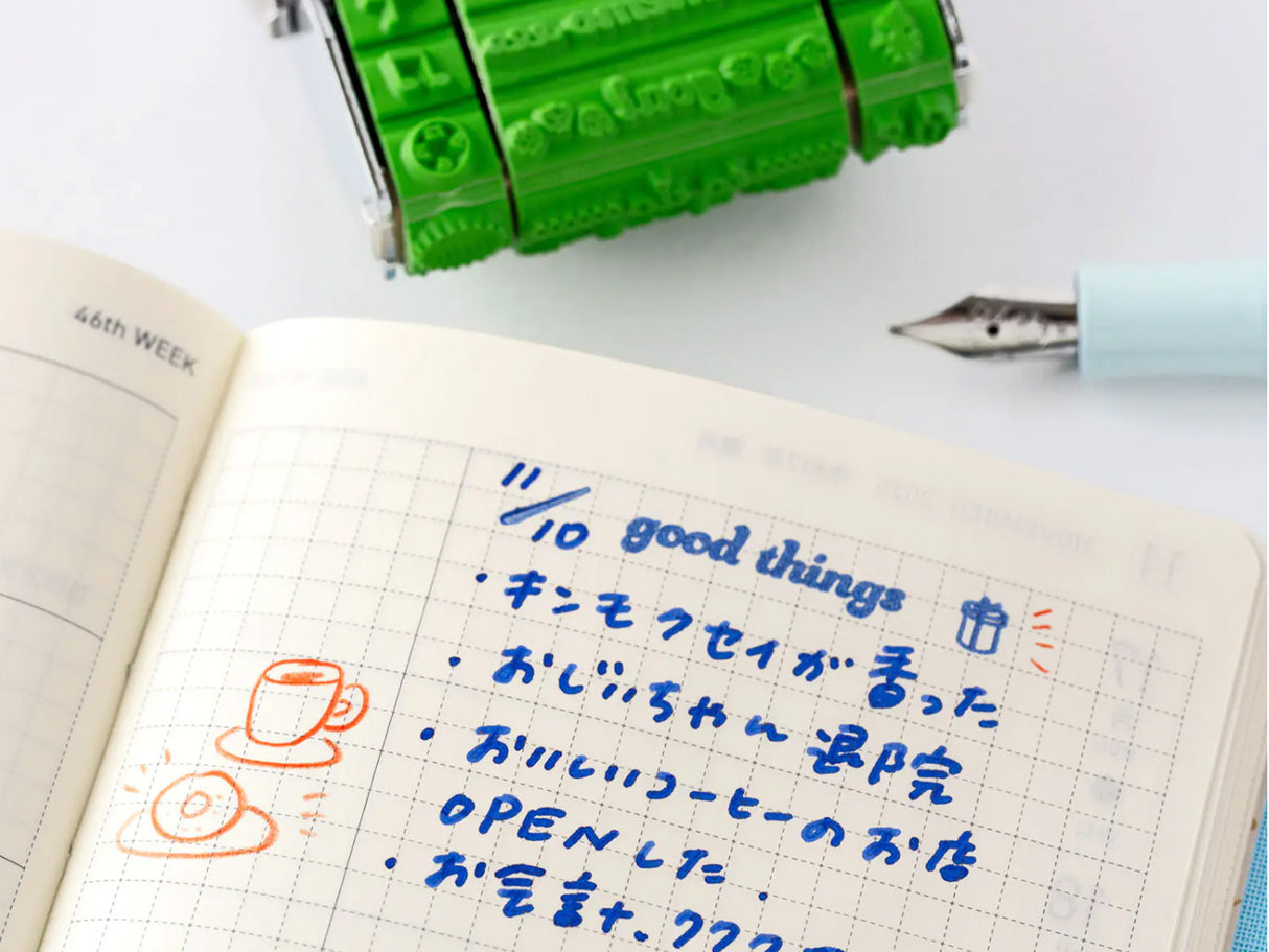 Sanby x Hobonichi: Rotating Stamp for the Techo - Moomin