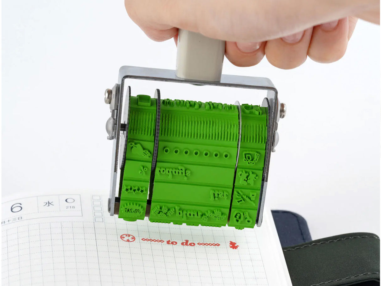 Sanby x Hobonichi: Rotating Stamp for the Techo - Moomin