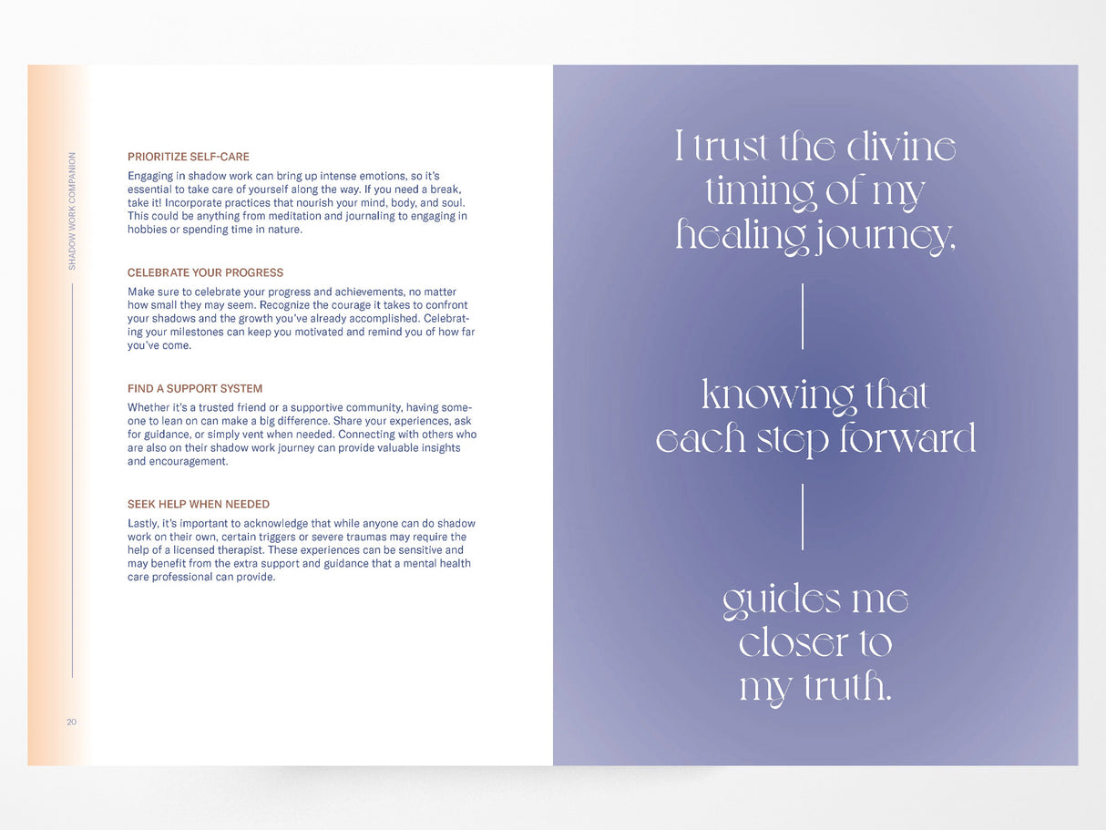 Shadow Work Companion: A Journal for Healing, Clarity, and Peace