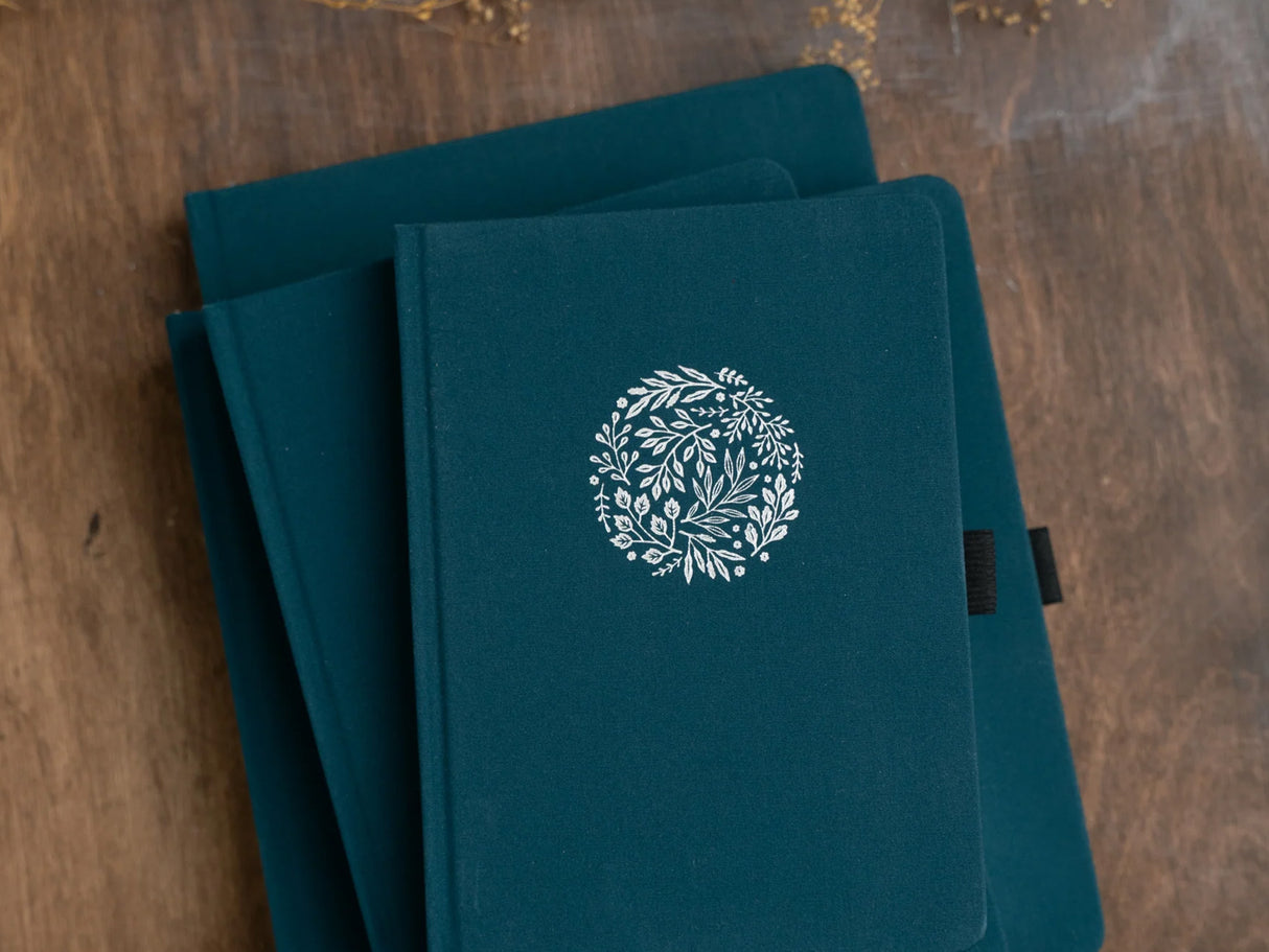 Signature Floral A5 Dot Grid Journal