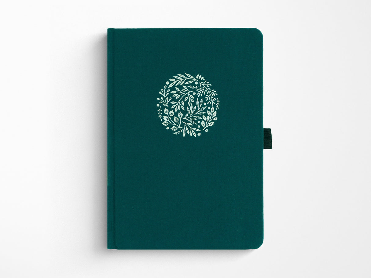 Signature Floral A5 Dot Grid Journal