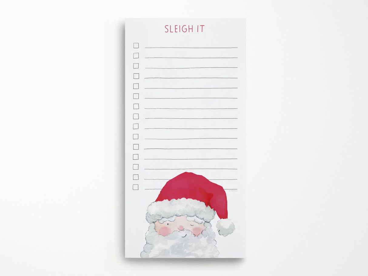Sleigh It Holiday List Notepad