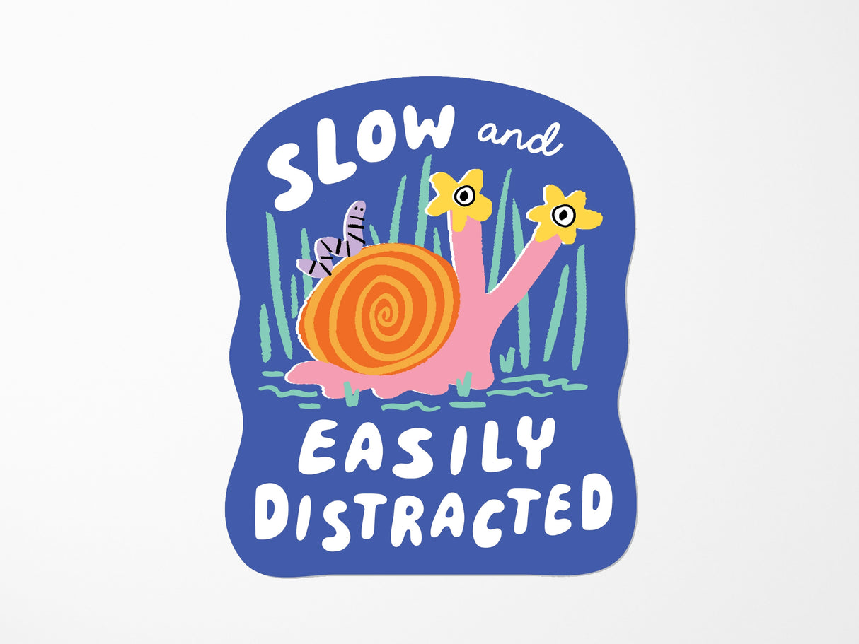 Slow Snail Vinyl Sticker