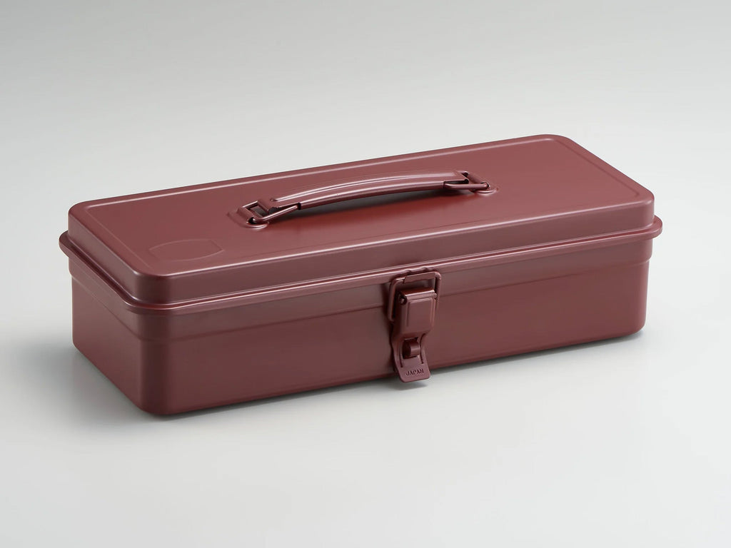 Steel Tool Box With Handle and Flat Lid