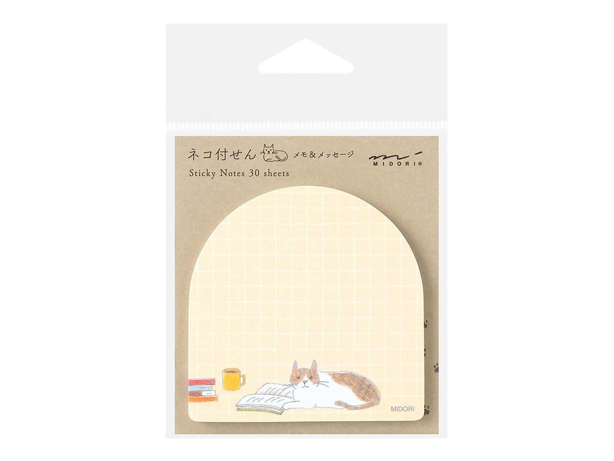 Sticky Notes - Book and Cat